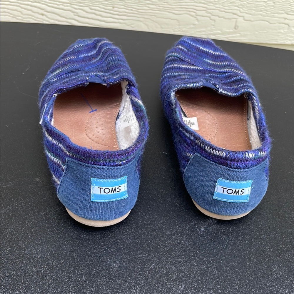 TOMS Multicolor blue Knit Slip-On Shoes - Picture 3 of 5